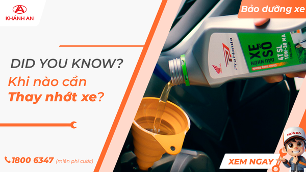 Khi nào cần thay nhớt xe máy? Dấu hiệu nhận biết và địa chỉ thay nhớt uy tín