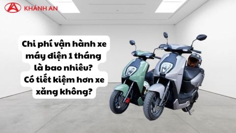 Chi phí vận hành xe máy điện 1 tháng là bao nhiêu? Có tiết kiệm hơn xe xăng không?