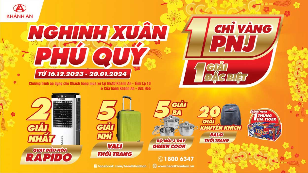 Thông Báo Danh Sách Khách Hàng Đã Trúng Giải Thưởng Chương Trình Bốc Thăm tại Khánh An Đức Hoà