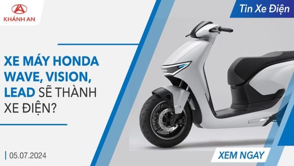 Xe máy Honda Wave, Vision, Lead sẽ thành xe điện?