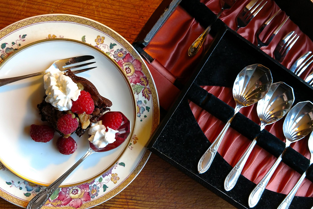 cách ăn tráng miệng fine dining