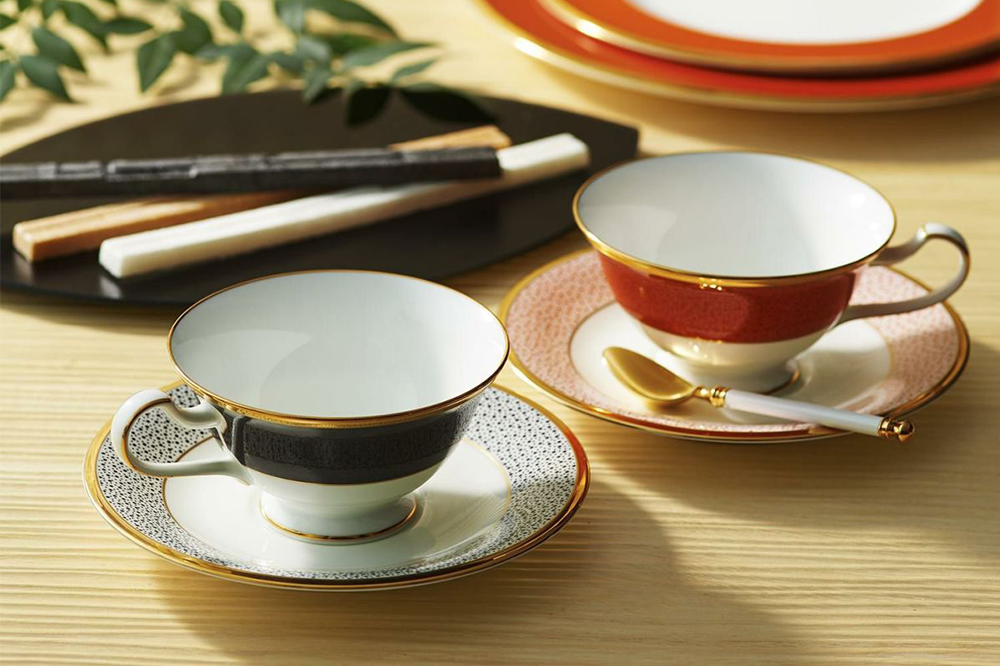 cặp tách trà noritake