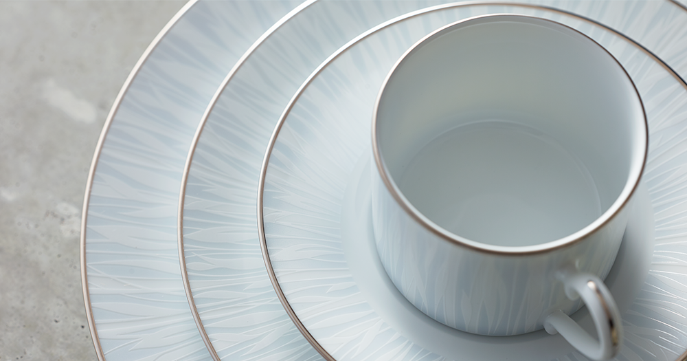 Glacier Platinum Noritake