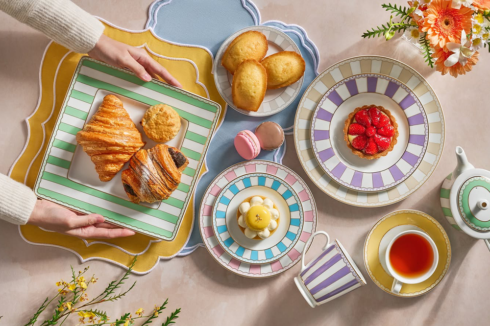 noritake tiệc trà sân vườn