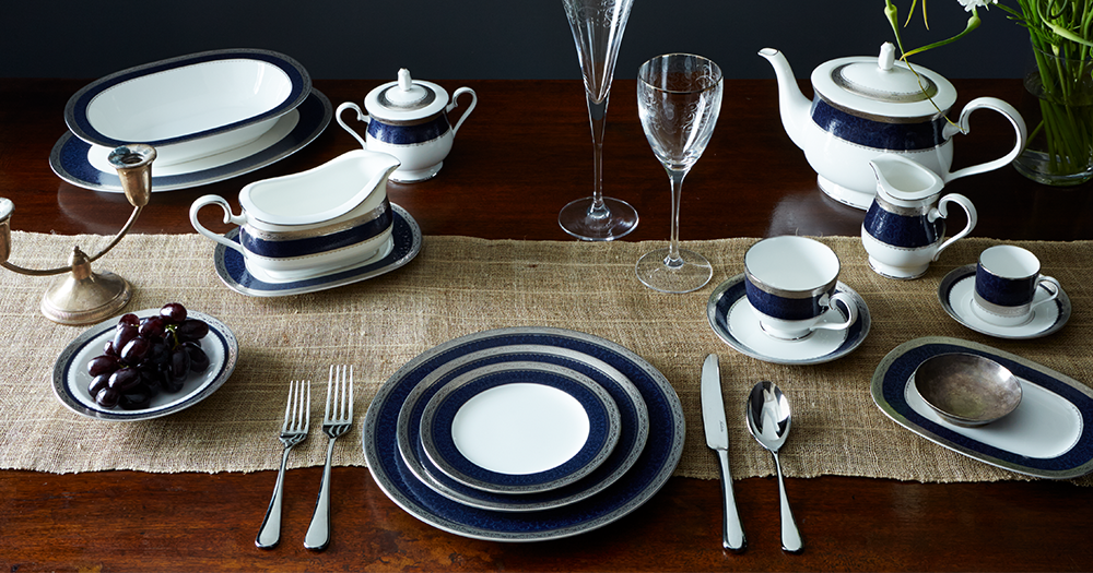 Odessa Cobalt Platinum Noritake