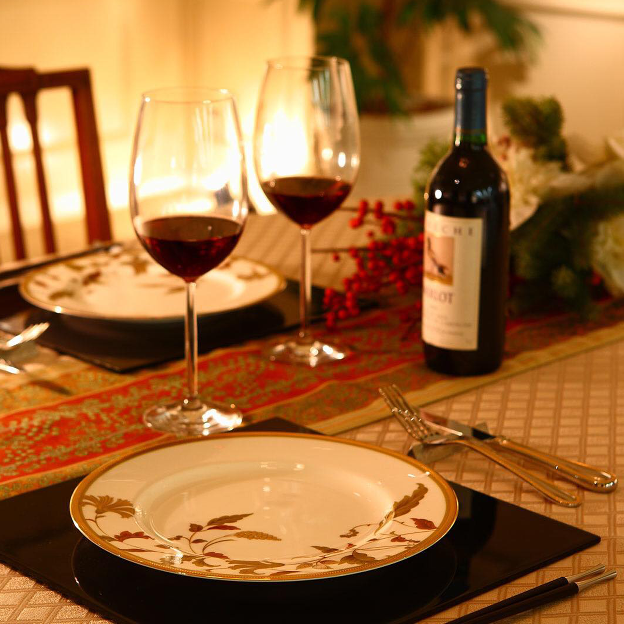 set up bàn ăn