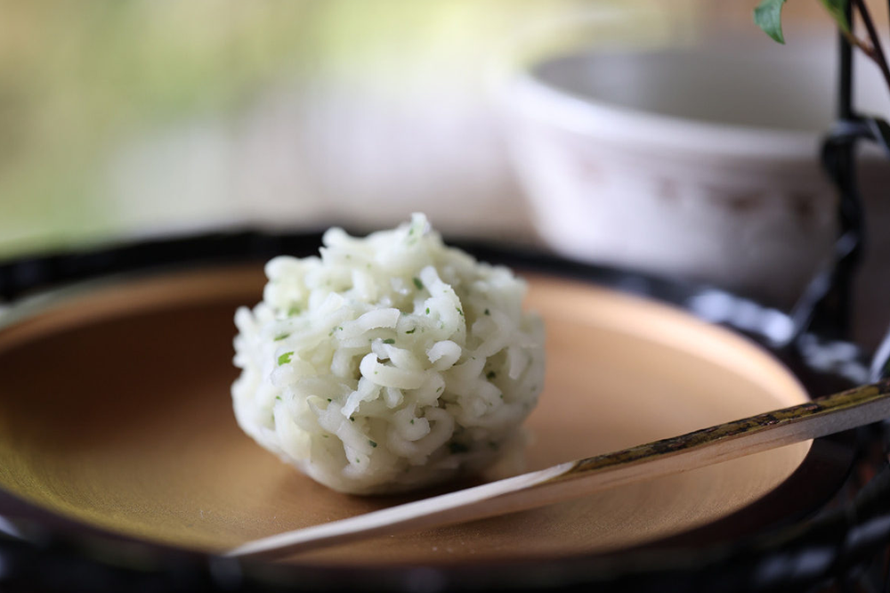 trang trí bánh wagashi