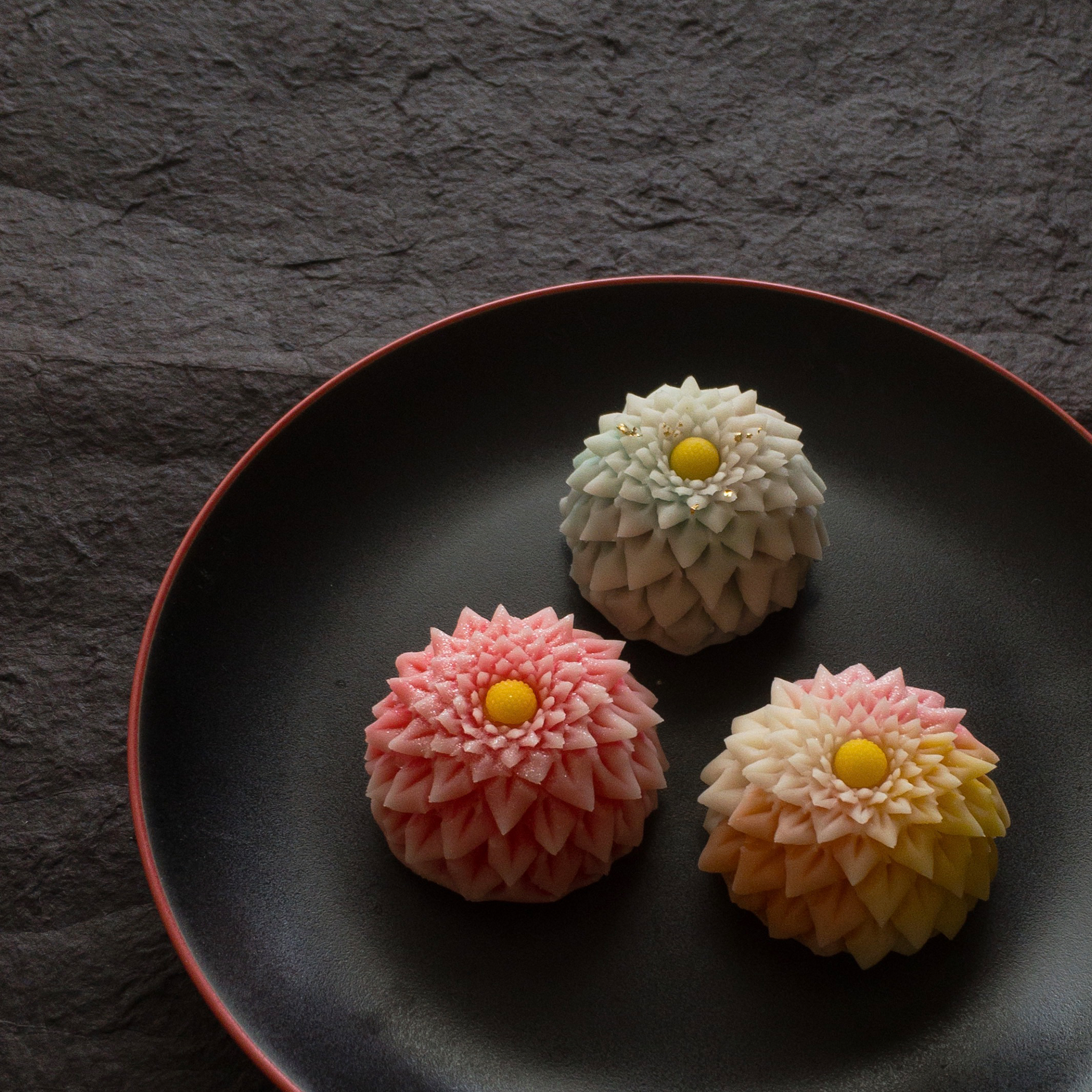 wagashi mùa xuân