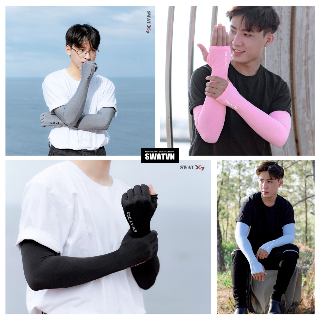 Ống tay chống nắng - Nguồn sỉ lẻ khăn chống nắng uy tín tại Sài Gòn