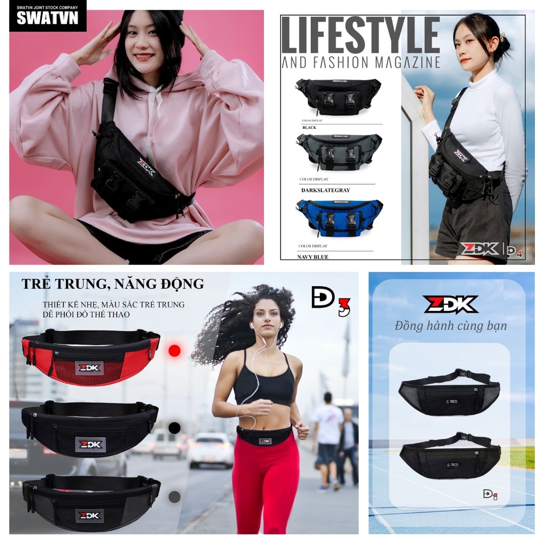 Sỉ túi bao tử - Túi đeo hông chạy bộ giá tốt