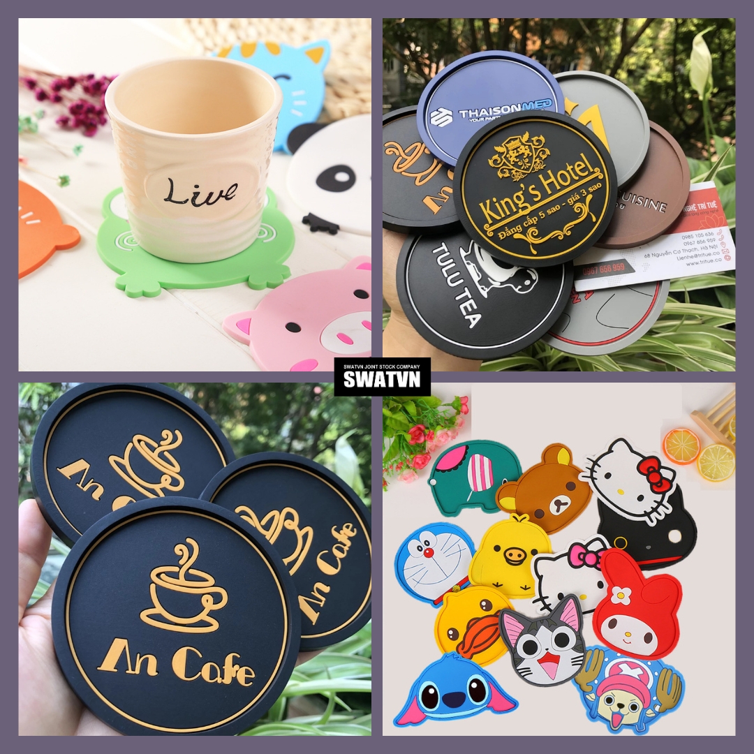 Đế lót ly nhựa dẻo - Sỉ đế lót ly nhựa dẻo theo yêu cầu số lượng lớn