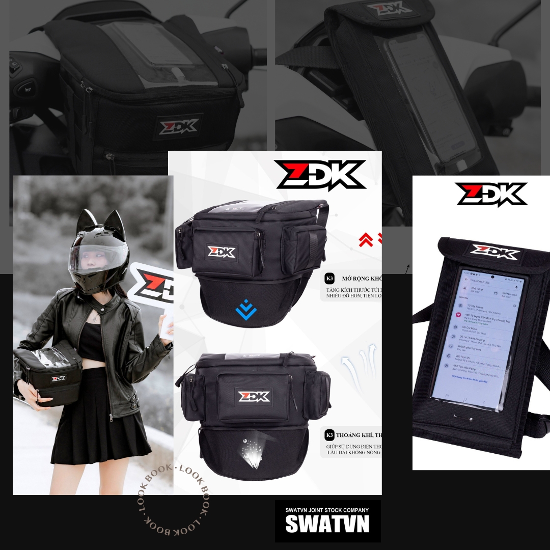 Xưởng sỉ lẻ túi treo đầu xe máy, túi grab thời trang xu hướng giới trẻ tận gốc giá cạnh tranh - SWATVN