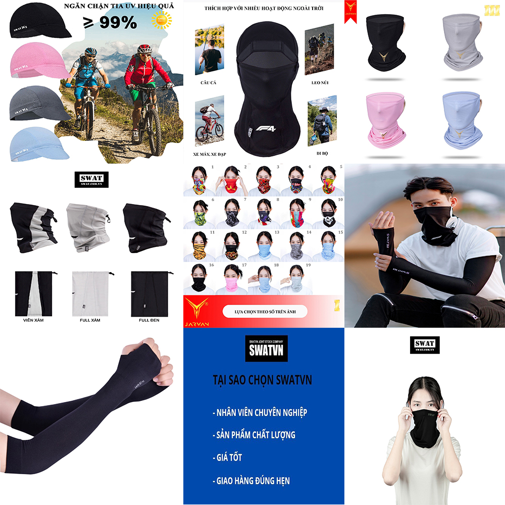 Xưởng sản xuất khăn chống nắng, khăn đa năng, khăn ninja các loại giá xuất thấp tại Hà Nội