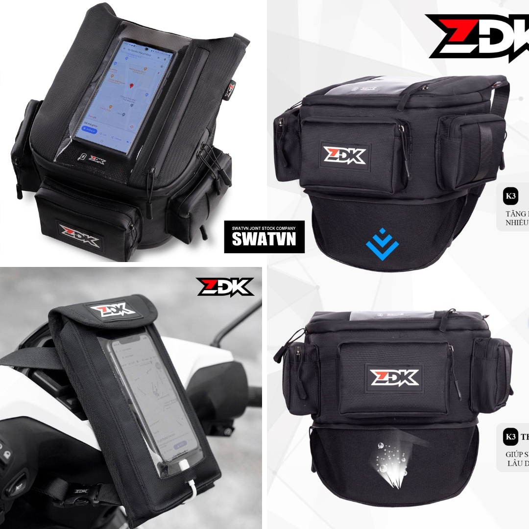 Sỉ túi treo đầu xe máy giá thấp chất lượng tốt - ZDK - SWATVN