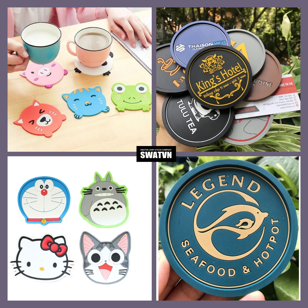 Xưởng gia công đế lót ly nhựa dẻo - Giá rẻ tận gốc