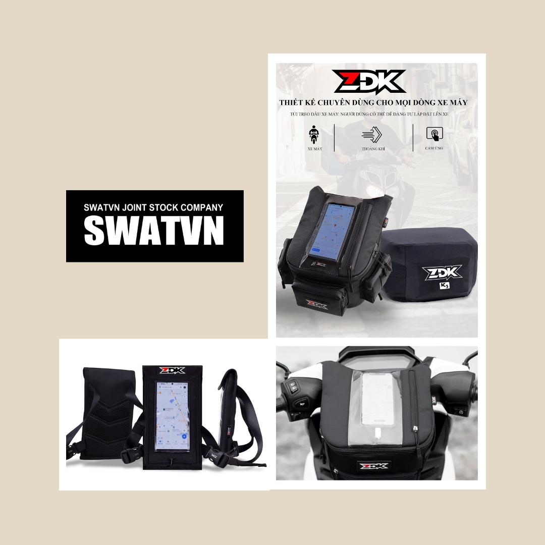 Nguồn hàng sỉ túi treo đầu xe máy, túi grab cao cấp chính hàng tận gốc với giá cực rẻ tại Hồ Chí Minh