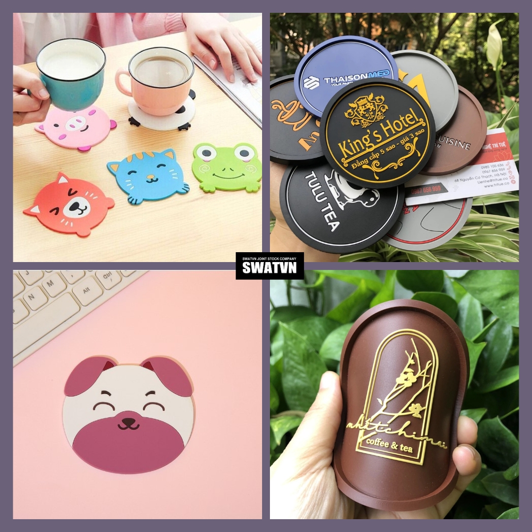 Xưởng sản xuất đế lót ly nhựa dẻo - Đế lót ly theo yêu cầu tại HCM