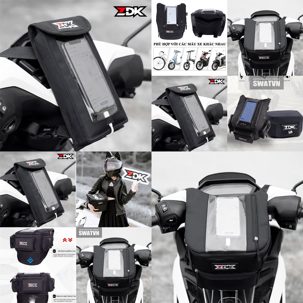 Sỉ túi treo đầu xe máy, túi grab số lượng lớn giá ưu đãi - Xưởng gia công tận gốc không qua trung gian