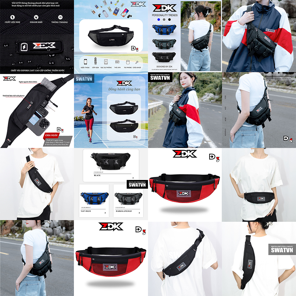 Kho đặt sỉ túi đeo chéo nam, nữ giá rẻ - Xưởng phân phối đa dạng mẫu mã tận gốc tại Hồ Chí Minh