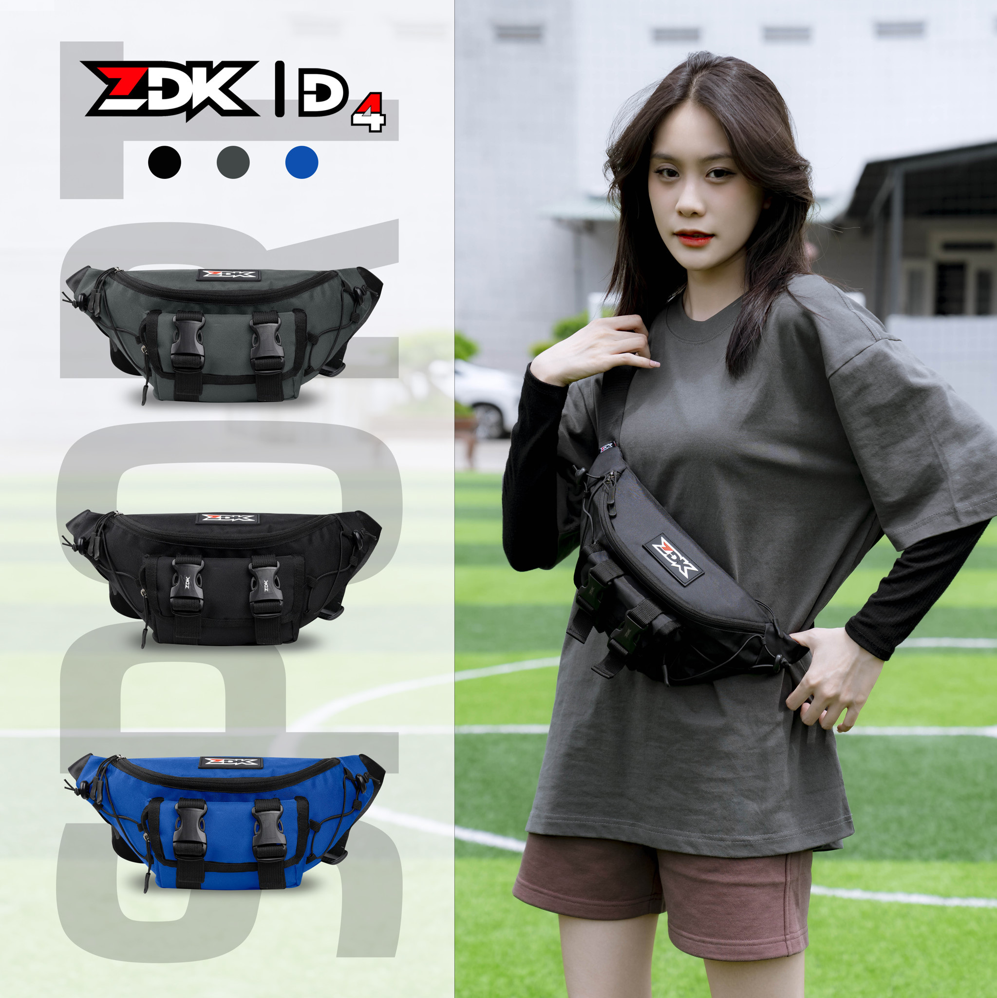 Túi đeo chéo ZDK D4 - Xu hướng túi đeo chéo hot trend 2024