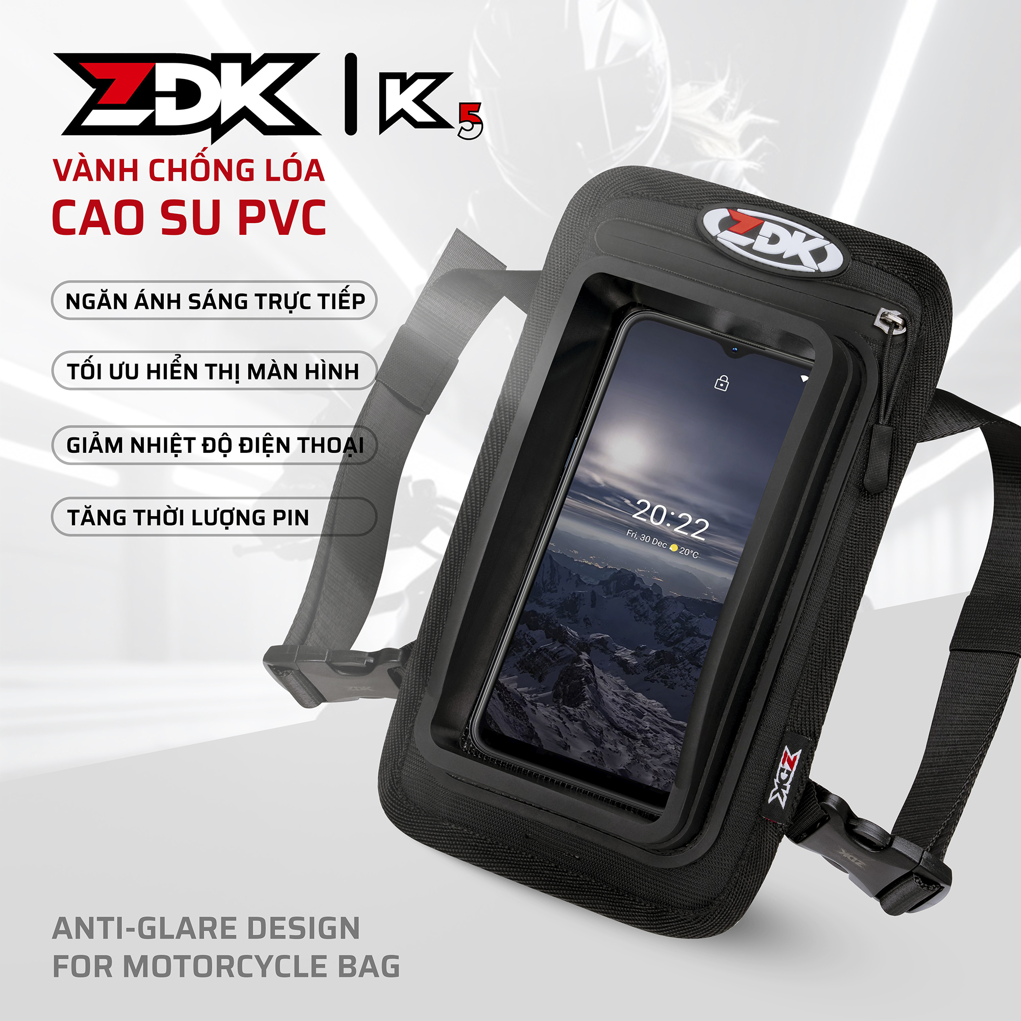 TÚI TREO XE MÁY ZDK K5 - BẠN ĐỒNG HÀNH ĐÁNG TIN CẬY CHO ĐIỆN THOẠI CỦA BẠN