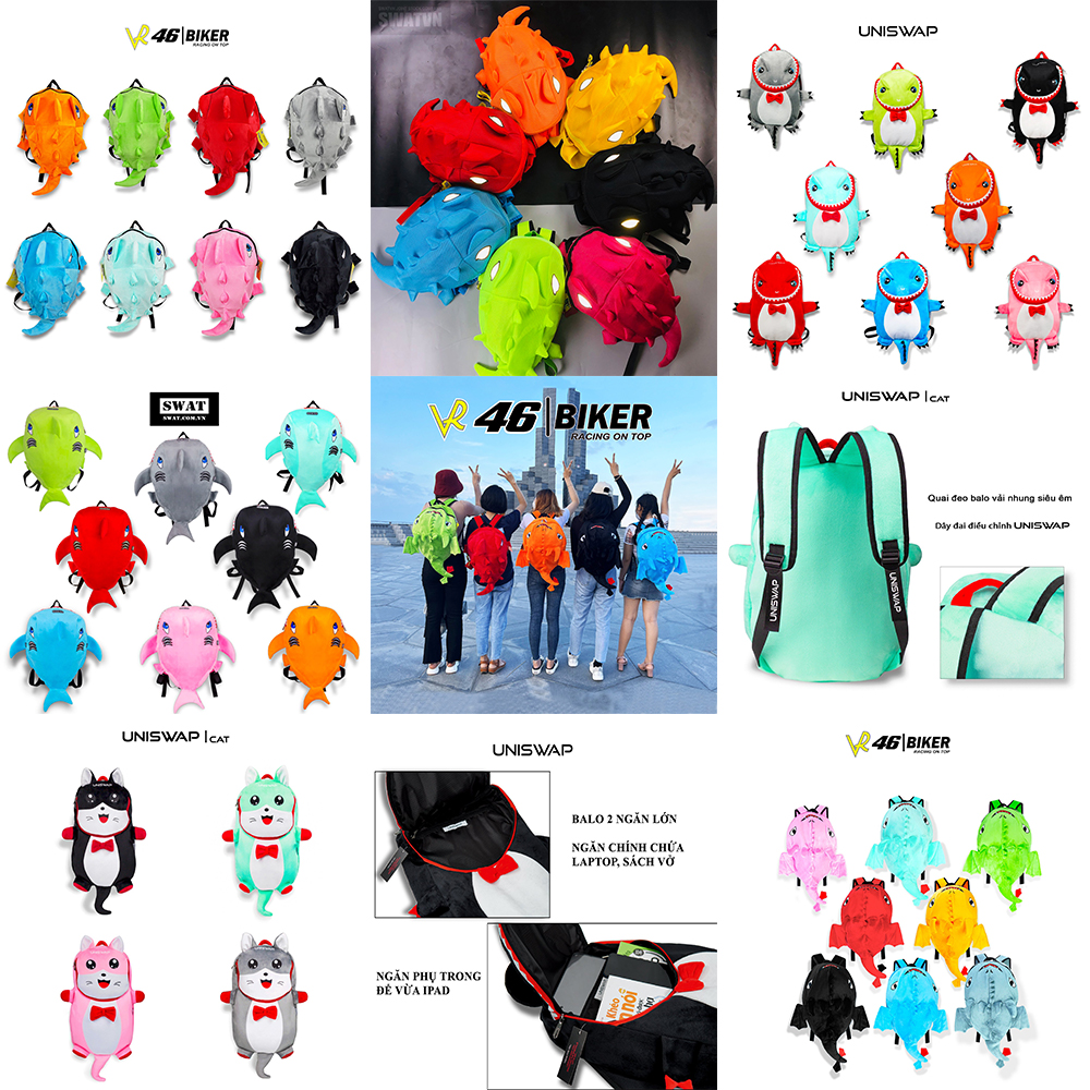 Xưởng gia công balo thú uniswap giá rẻ - Xưởng sản xuất balo thú uniswap số lượng lớn theo yêu cầu