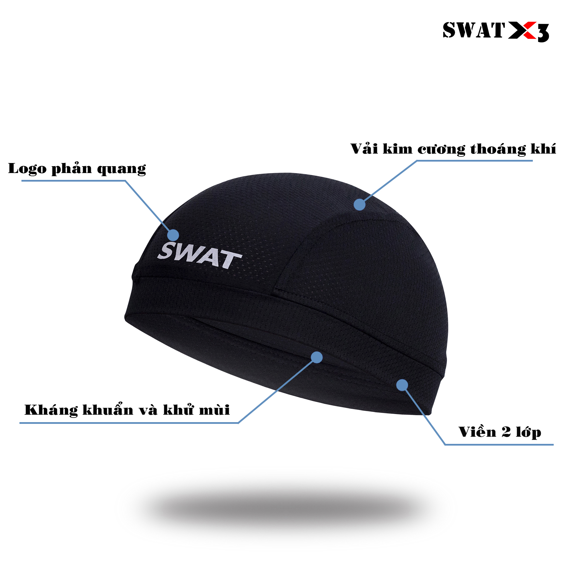 KHĂN TRÙM ĐẦU SWAT X3 CAO CẤP - SỰ KẾT HỢP TINH TẾ GIỮA THỜI TRANG VÀ CHẤT LƯỢNG.
