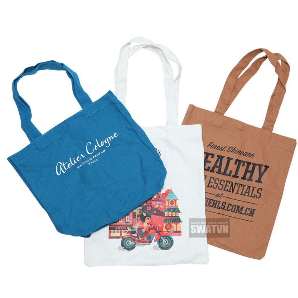 NHẬN SẢN XUẤT TÚI CANVAS IN LOGO THƯƠNG HIỆU SỐ LƯỢNG LỚN