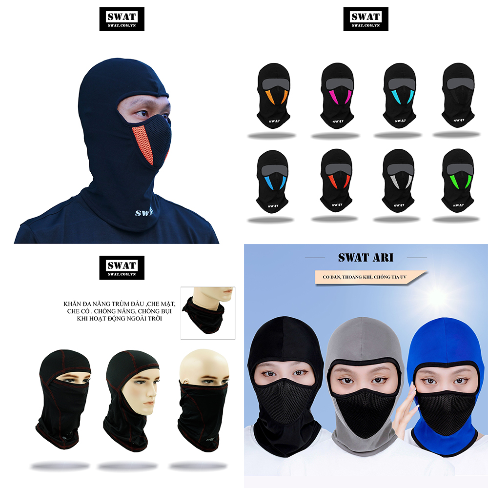 Nhận sản xuất khăn ninja, khăn trùm đầu chống nắng uy tín - Thiết kế đa dạng mẫu mã với giá ưu đãi nhất thị trường