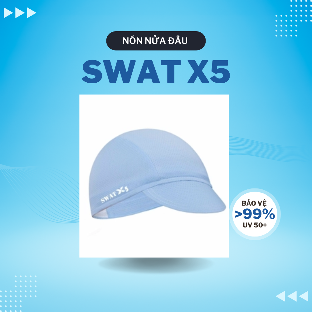 NÓN NỬA ĐẦU ĐI XE ĐẠP SWAT X5 - GIẢI PHÁP HOÀN HẢO CHO MÙA NẮNG NÓNG