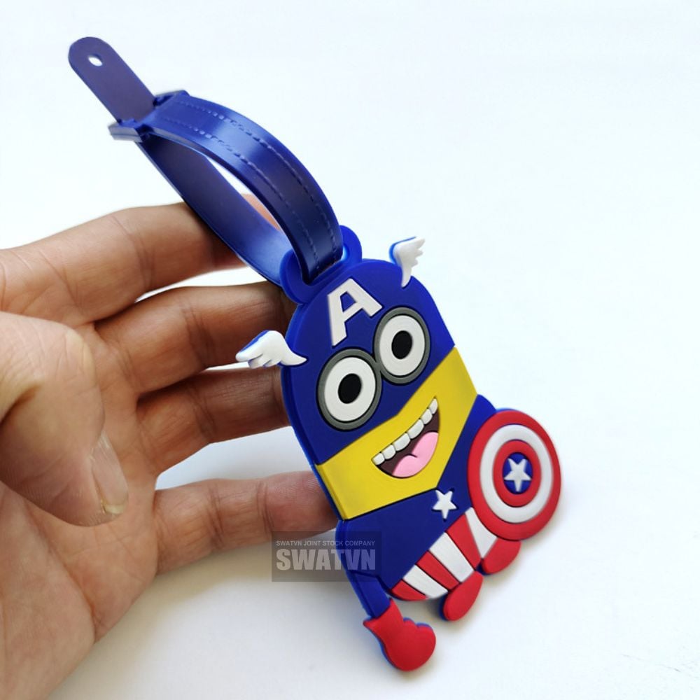 ĐẶT LÀM TAG CAO SU TREO VALI THEO MẪU – BỀN, ĐẸP, CHUẨN THƯƠNG HIỆU