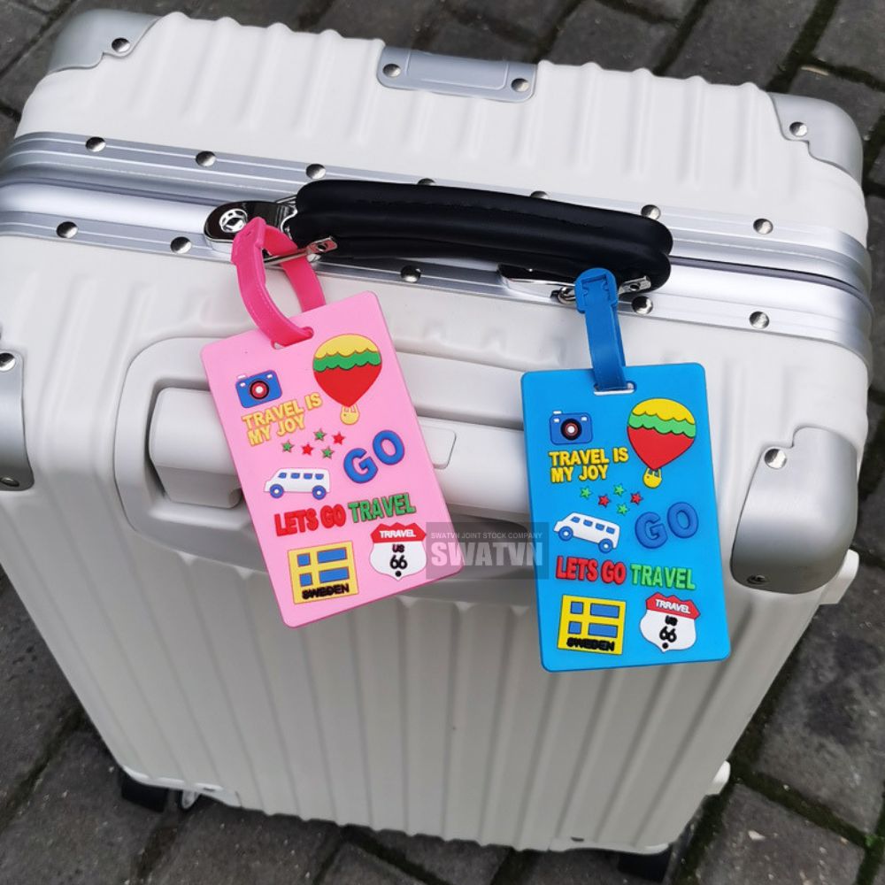 LỢI ÍCH KHI DÙNG THẺ THÔNG TIN CAO SU GẮN VALI CHO HÀNH LÝ CÁ NHÂN