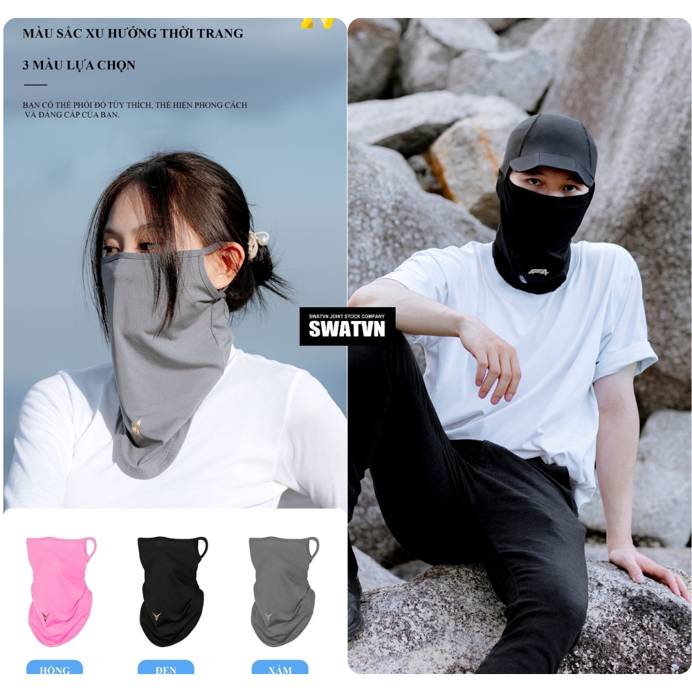 Sỉ khăn chống nắng - Khăn ninja đi phượt nam nữ giá rẻ tại SG