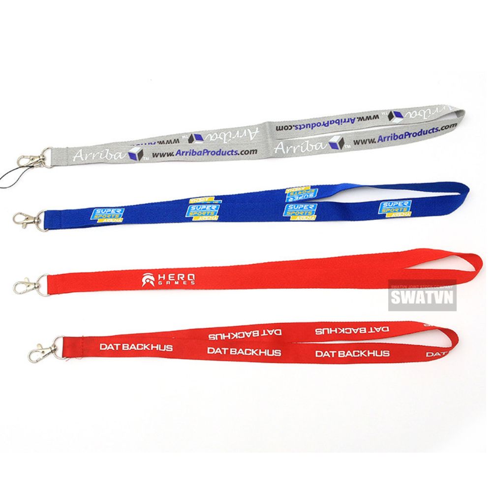 THIẾT KẾ DÂY ĐEO BẢNG TÊN THEO YÊU CẦU – IN LOGO, MÀU SẮC THƯƠNG HIỆU