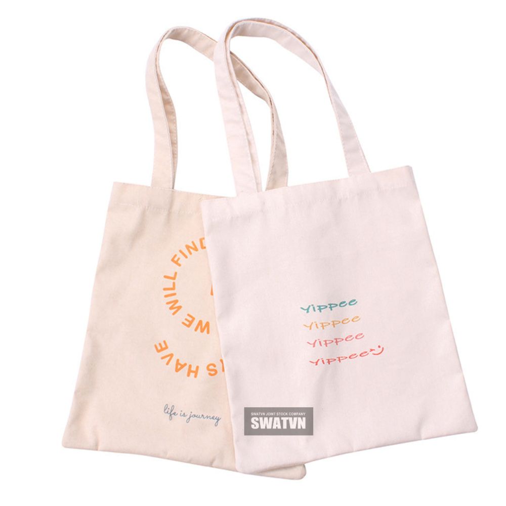 ĐẶT MAY TÚI TOTE VẢI CANVAS IN LOGO NHANH – GIÁ TỐT TẠI XƯỞNG