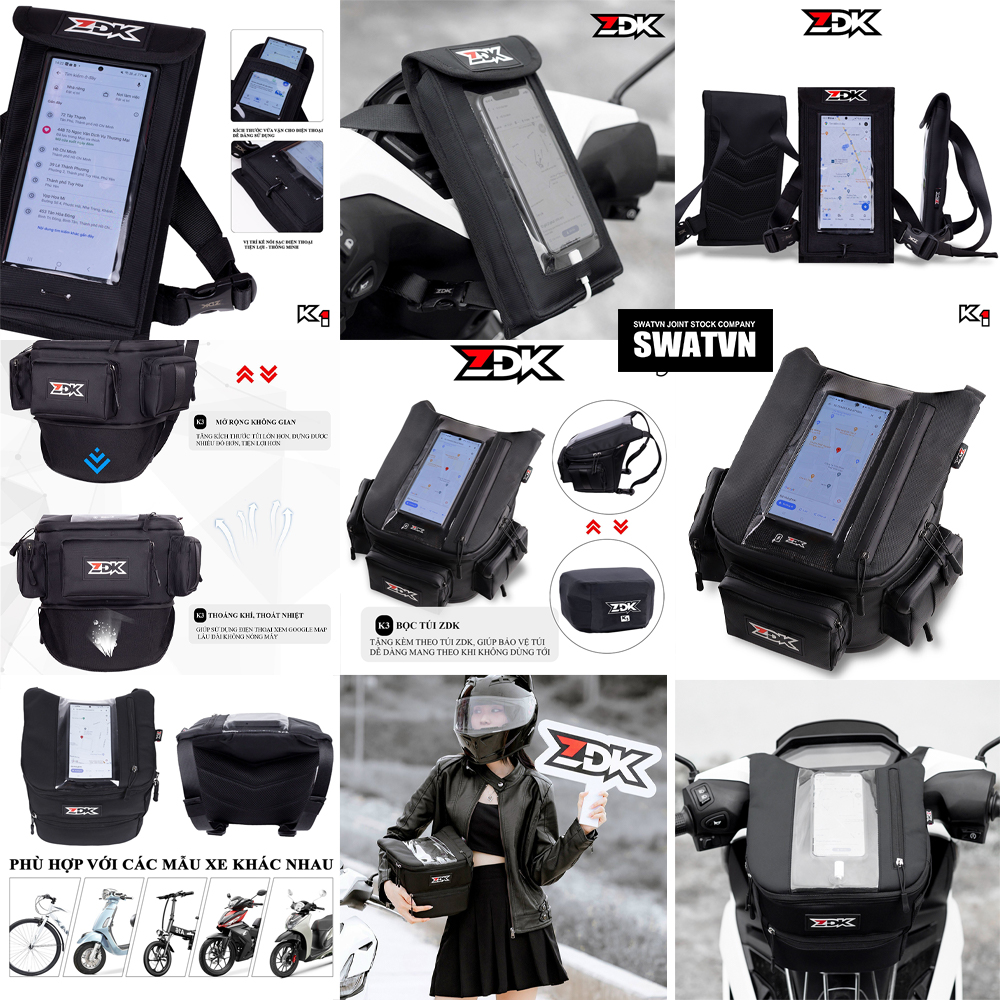 Xưởng sỉ túi treo đầu xe máy, túi grab số lượng lớn giá rẻ tận gốc - Phân phối đồ bao hộ trên toàn quốc