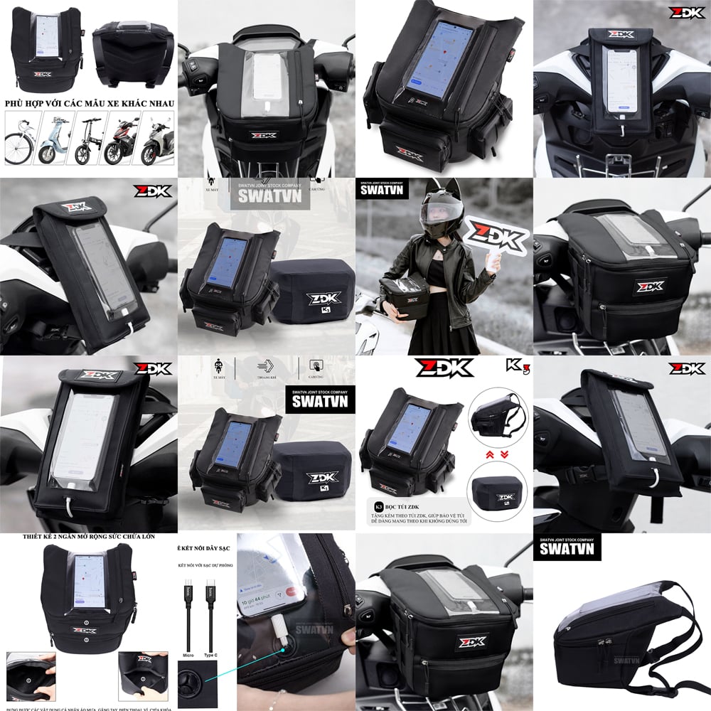 Nhận sản xuất túi treo đầu xe máy, túi grab giá rẻ uy tín tại Phú Yên