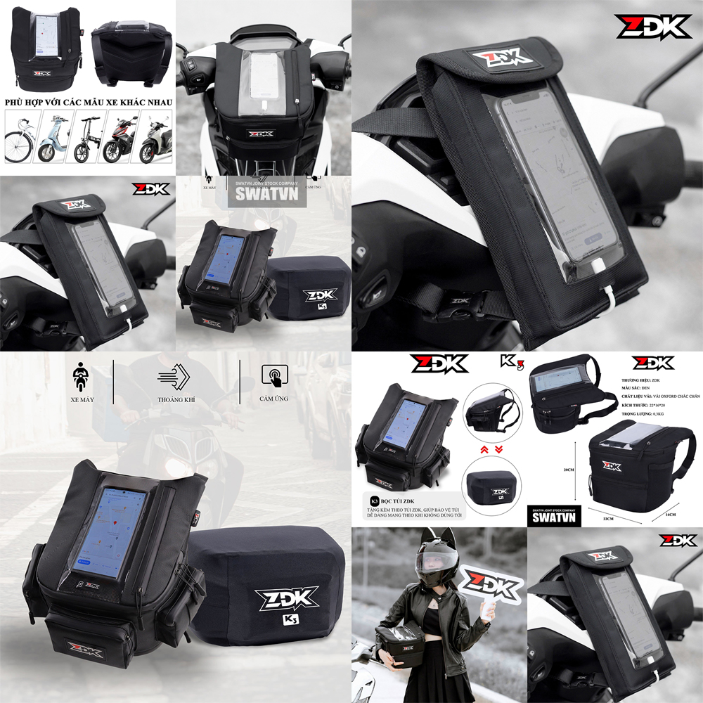 Xưởng chuyên sản xuất túi treo đâu xe máy, túi grab uy tín giá rẻ tại Sài Gòn