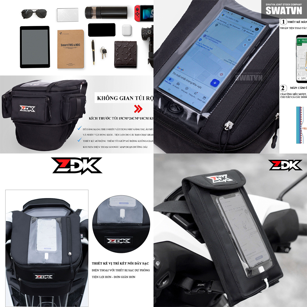 Mua sỉ túi treo đầu xe máy giá tốt - Xưởng phân phối túi grab tận gốc không qua trung gian