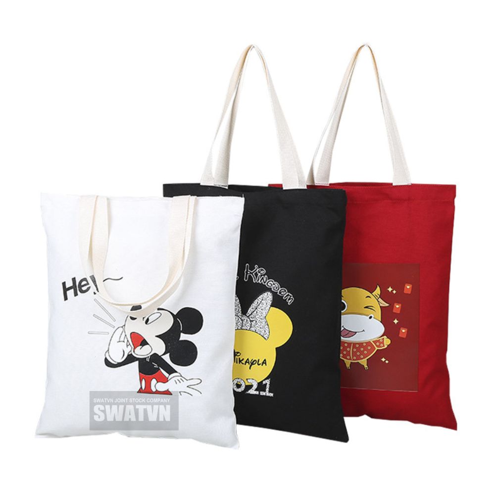 SỰ KHÁC BIỆT GIỮA TÚI VẢI TOTE COTTON VÀ TÚI VẢI TOTE CANVAS