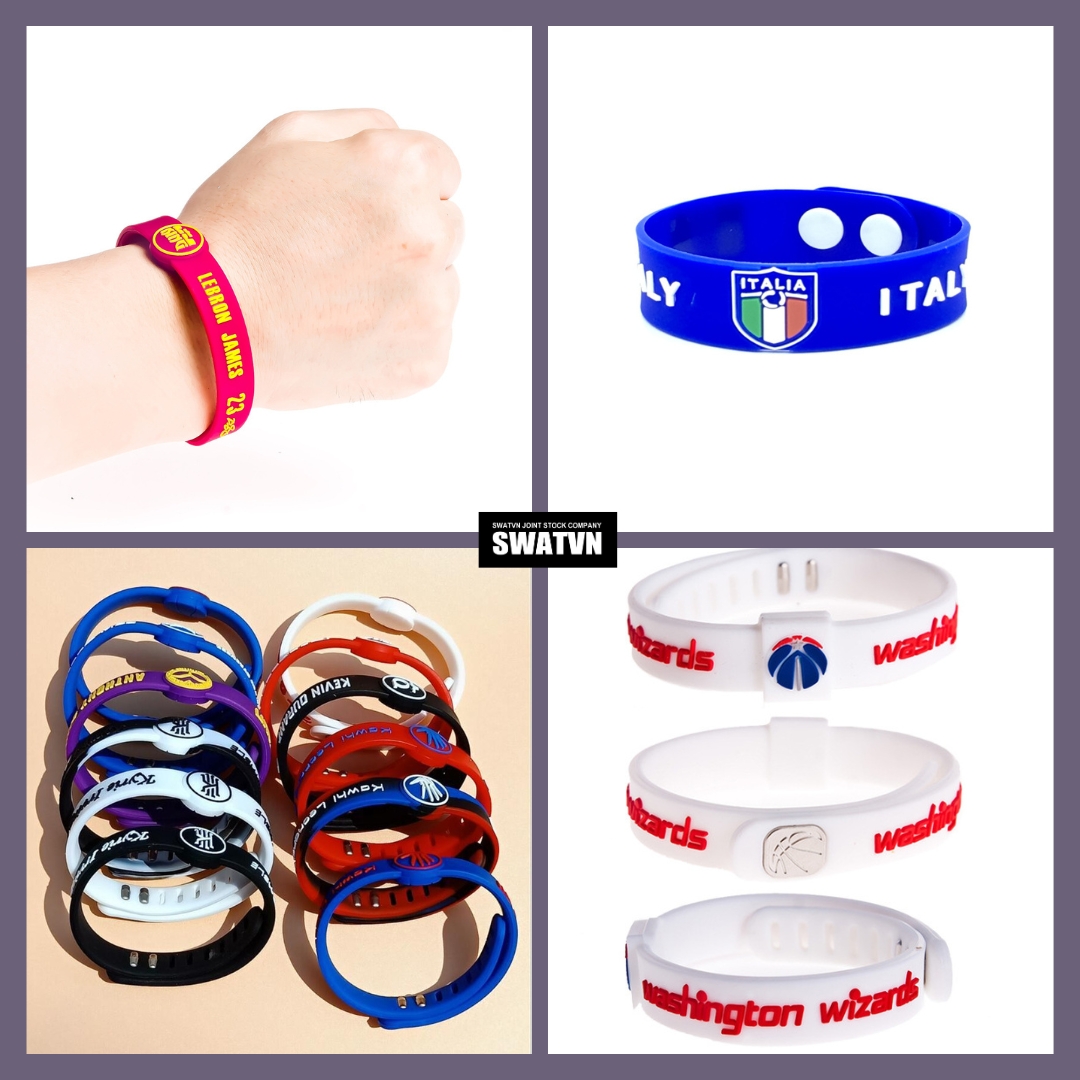 Sỉ số lượng lớn vòng tay cao su in ấn theo yêu cầu giá rẻ tại Hồ Chí Minh