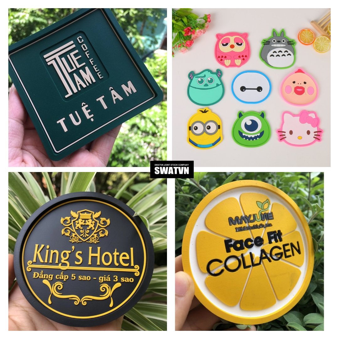 Đế lót ly cao su nhựa dẻo giá tốt - Địa chỉ sản xuất tận gốc không qua trung gian