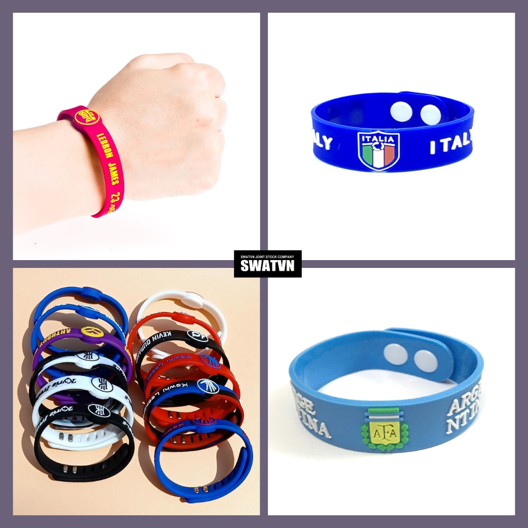 Vòng đeo tay bằng silicone - Vòng đeo tay sỉ số lượng lớn giá tốt