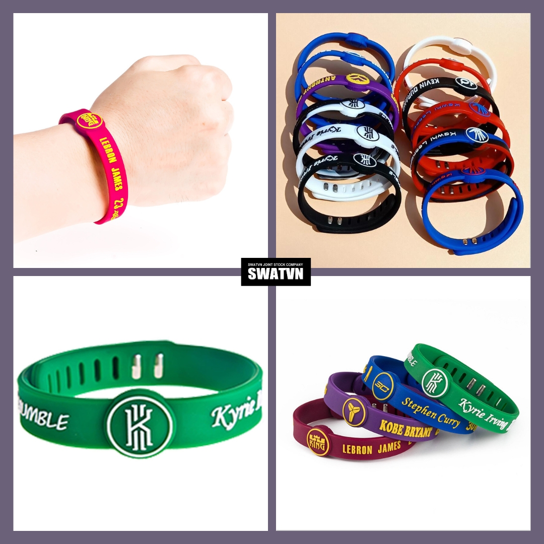 Vòng tay cao su - Vòng tay in logo theo yêu cầu giá tốt