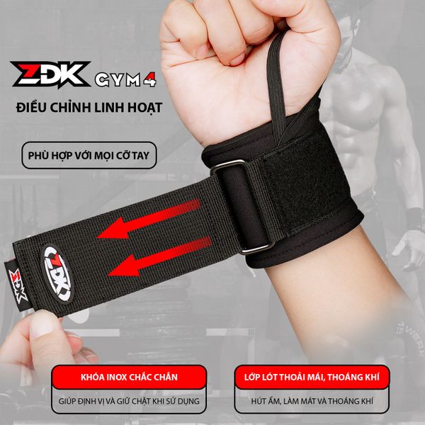 Chất liệu dây quấn cổ tay ZDK GYM4