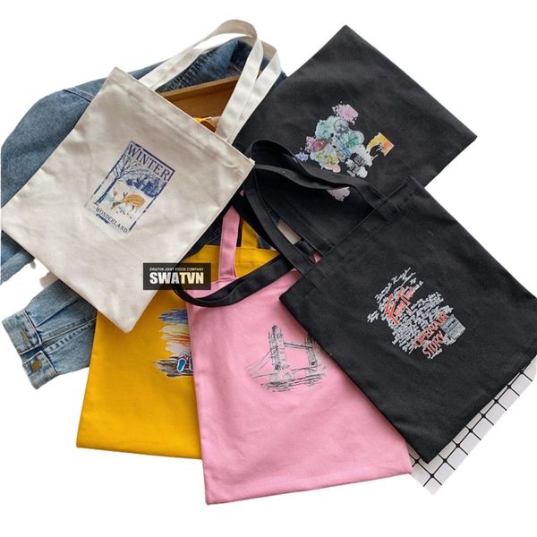 in túi tote vải canvas