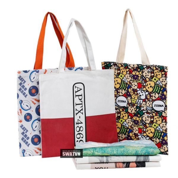 in túi tote vải canvas