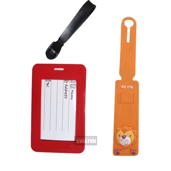 thẻ tên gắn vali bằng cao su