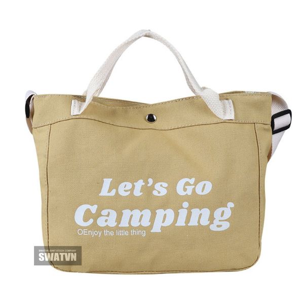 túi tote vải canvas đeo chéo