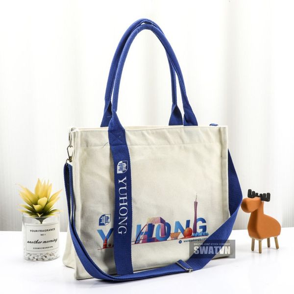 túi tote vải canvas đeo chéo